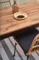 Stół GREG 124(168)x74 dąb/czarny rozkładany na drewnianych nogach | MIRAT. w stylu LOFT kolekcja