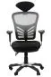 Fotel biurowy HG-0001H szary regulowany | MIRAT.