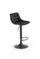Hoker H-95 VELVET czarny z pikowanym oparciem | MIRAT. w stylu GLAMOUR kolekcja