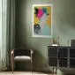 Plakat Kwiaty we włosach 60x90 cm bez ramy z marginesem | MIRAT.