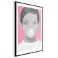 Plakat Guma balonowa 21x30 cm z ramą czarną z marginesem | MIRAT.