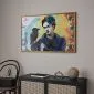Plakat Totemiczna Frida 60x40 cm z ramą złotą bez marginesu | MIRAT.