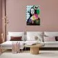 Plakat Mona Lisa Pop-art 60x90 cm bez ramy bez marginesu | MIRAT.