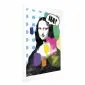 Plakat Mona Lisa Pop-art 29,7x42 cm bez ramy z marginesem | MIRAT.