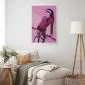 Plakat Kobieta na rowerze 21x30 cm bez ramy z marginesem | MIRAT.