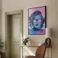 Plakat Norma Jeane 60x90 cm z ramą czarną bez marginesu | MIRAT.