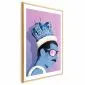 Plakat Freddie 21x30 cm z ramą złotą z marginesem