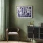 Plakat Antyczna winnica 90x60cm z ramą złotą z marginesem | MIRAT.  kolekcja h-A-10113-ao-a