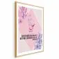 Plakat Konfucjusz o Pięknie 21x30 cm z ramą złotą z marginesem | MIRAT.