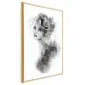 Plakat Artgeist Akwarelowy portret 21 x 30 cm 1 szt z ramą złotą i marginesem | MIRAT.  kolekcja h-B-0107-ao-a