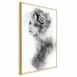 Plakat Artgeist Akwarelowy portret 40 x 60 cm 1 szt z ramą złotą bez marginesu | MIRAT.  kolekcja h-B-0107-ao-a