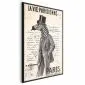 Plakat La Vie Parisienne 21x30 cm z ramą czarną bez marginesu | MIRAT.