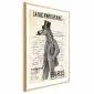 Plakat La Vie Parisienne 29,7x42 cm z ramą złotą z marginesem | MIRAT.