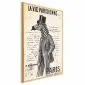 Plakat La Vie Parisienne 29,7x42 cm z ramą złotą bez marginesu | MIRAT.