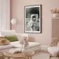 Plakat Zawód kosmonauta 60x90 cm z ramą czarną z marginesem | MIRAT.