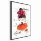 Plakat Fly 21x30 cm z ramą czarną z marginesem | MIRAT.