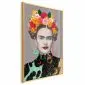 Plakat Majestatyczna Frida 60x90 cm z ramą złotą bez marginesu | MIRAT.
