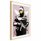 Plakat Policjant 40x60 cm z ramą złotą z marginesem | MIRAT.