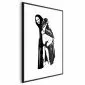 Plakat Bolesne siedzenie 40x60 cm z ramą czarną z marginesem | MIRAT.