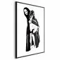 Plakat Bolesne siedzenie 40x60 cm z ramą czarną bez marginesu | MIRAT.