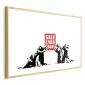 Plakat Wyprzedaż 30x21 cm z ramą złotą z marginesem | MIRAT.