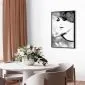 Plakat Zakochana elegancja 60x90 cm z ramą czarną bez marginesu | MIRAT.