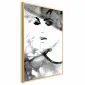 Plakat Zakochana elegancja 21x30 cm z ramą złotą bez marginesu | MIRAT.