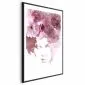 Plakat Kwieciste spojrzenie 29,7x42 cm z ramą czarną z marginesem | MIRAT.