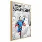 Plakat Superheroes 60x90 cm z ramą złotą bez marginesu | MIRAT.