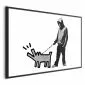 Plakat Dog Art 30x21 cm z ramą czarną bez marginesu | MIRAT.
