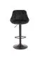 Hoker H-101 czarny tapicerowany z przeszyciami | MIRAT. w stylu LOFT kolekcja