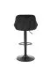 Hoker H-101 czarny tapicerowany z przeszyciami | MIRAT. w stylu LOFT kolekcja