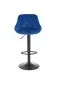 Hoker H-101 VELVET granatowy na jednej nodze | MIRAT. w stylu LOFT kolekcja