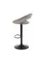 Hoker H-102 szary tapicerowany aksamitem w stylu loft | MIRAT. styl LOFT
