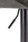 Hoker H-102 szary tapicerowany aksamitem w stylu loft | MIRAT. styl LOFT