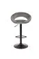 Hoker H-102 szary tapicerowany aksamitem w stylu loft | MIRAT. styl LOFT