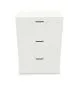 Komoda biurowa EASY SPACE CABINET 3D 80cm biała zamykana I sklep meblowy MIRAT.