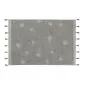 Dywan dziecięcy HIPPY STARS GREY 120x175 szary z frędzelkami | MIRAT.