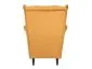 Fotel HARRY VELVET curry uszak do salonu | MIRAT. w stylu GLAMOUR, VINTAGE kolekcja