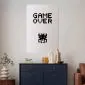 Plakat Game over 21x30 cm bez ramy z marginesem | MIRAT.