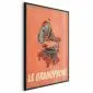 Plakat Gramofon 21x30 cm z ramą czarną bez marginesu | MIRAT.