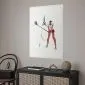 Plakat Francuska golfistka 60x90 cm bez ramy z marginesem | MIRAT.