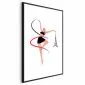Plakat Gimnastyka artystyczna 21x30 cm z ramą czarną z marginesem | MIRAT.