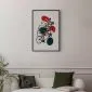 Plakat Wyścig kolarski 29,7x42 cm z ramą czarną bez marginesu | MIRAT.