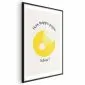 Plakat Lotka do badmintona 40x60 cm z ramą czarną z marginesem | MIRAT.