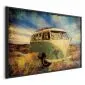 Plakat Retro bus 42x29,7 cm z ramą czarną bez marginesu | MIRAT.