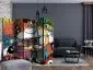 Parawan akustyczny Street art 225x172 cm 5-częściowy wielokolorowy | MIRAT.