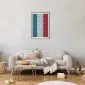 Plakat Francuski basen 60x90 cm z ramą złotą z marginesem | MIRAT.