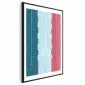Plakat Francuski basen 40x60 cm z ramą czarną z marginesem | MIRAT.
