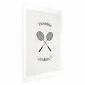 Plakat Rakiety do badmintona 60x90 cm bez ramy z marginesem | MIRAT.